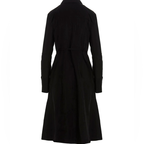 Jil Sander Narcy Belted Virgin-Wool Midi Shirt Dress - Picture 12 of 15
